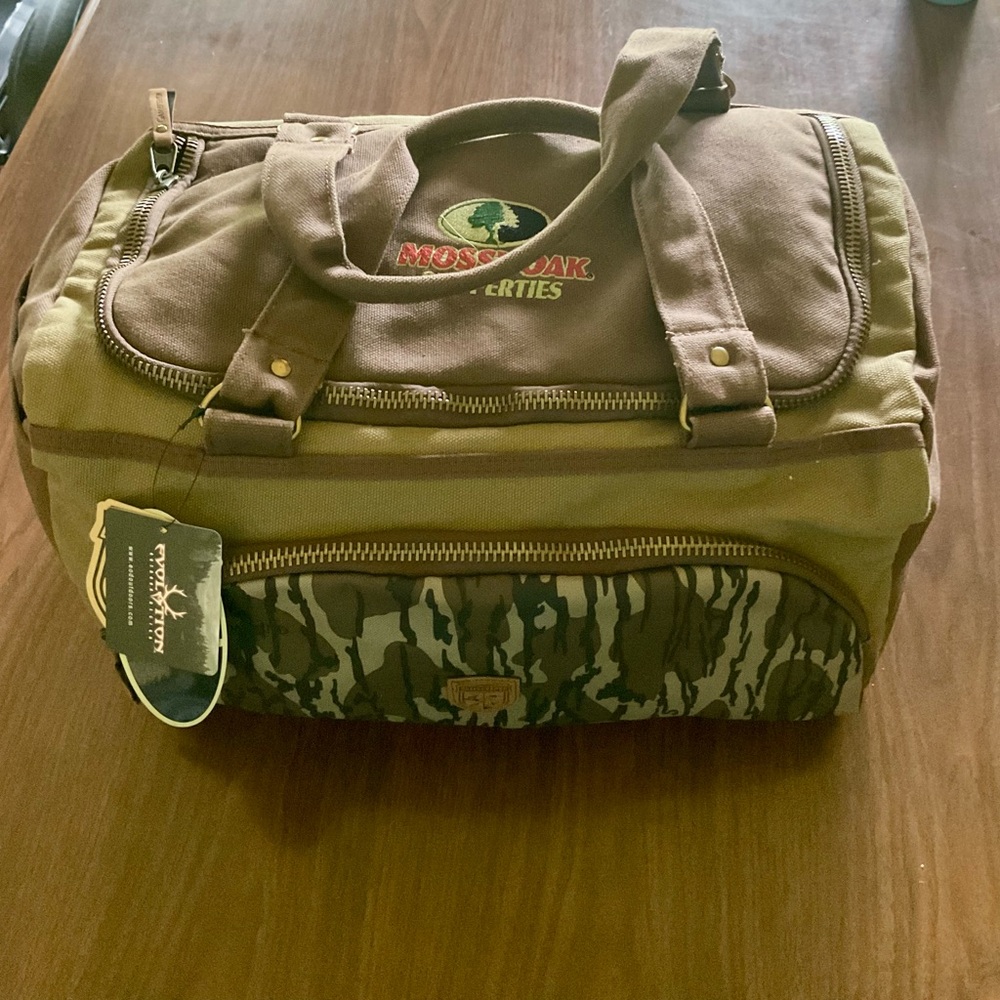 Mossy Oak Brown and Green Outdoor Duffel Bag